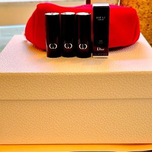 Dior Makeup Pouch and Lipstick Refills.